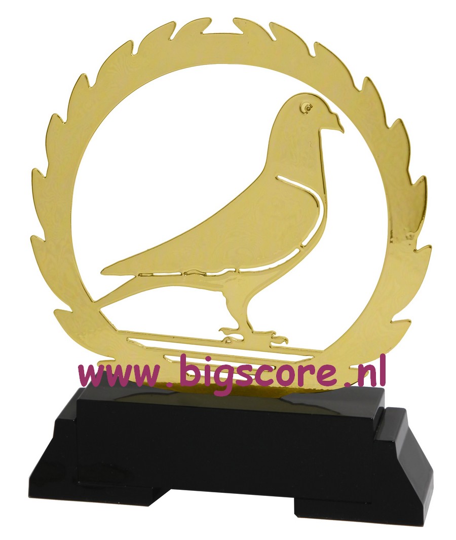 Duif L233 Goud Metaal